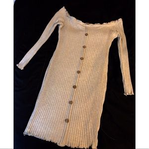 Fashion Nova- Jacklyn Off Shoulder Mini Dress